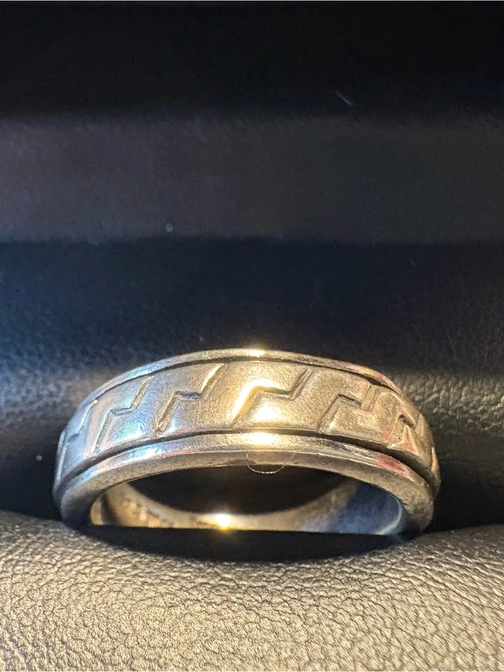 Vintage 925 Sterling Silver Spinner Ring - Size 8/8.5